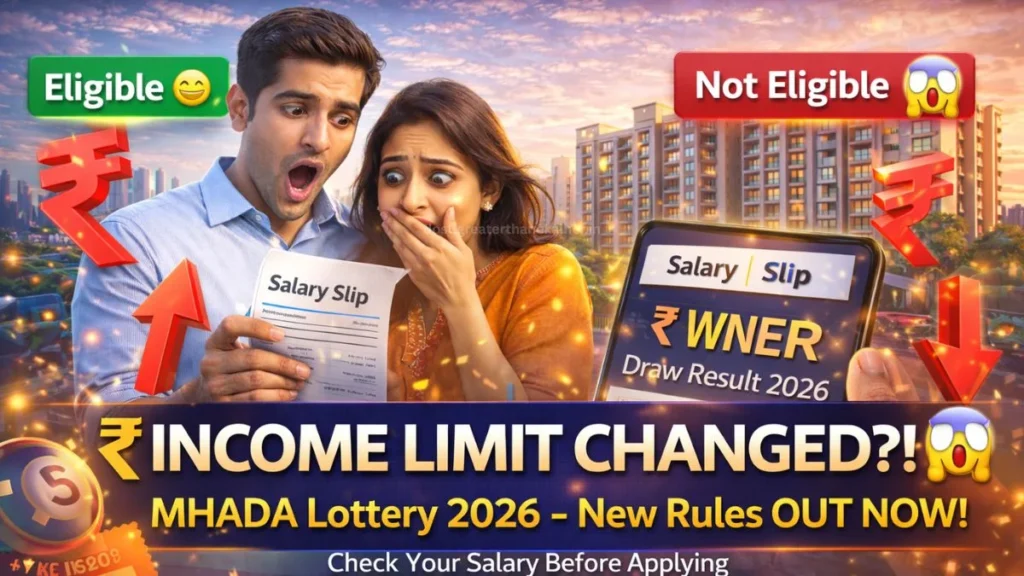 Latest Income Slabs for MHADA Lottery 2026 New Rules & Salary Limits