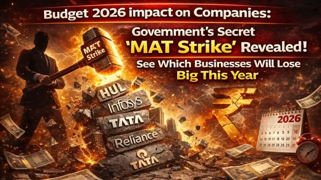 Budget 2026 impact on Companies: Government’s Secret "MAT Strike" Revealed! See Which Businesses Will Lose Big This Year