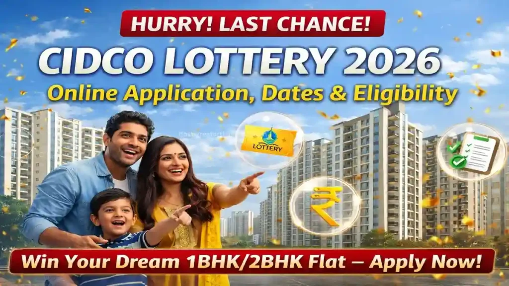CIDCO Lottery 2026: Online Application, Dates & Eligibility