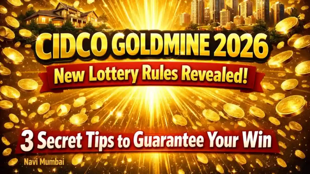 The CIDCO Goldmine: New CIDCO Lottery 2026 Navi Mumbai Rules Revealed! 3 Secret Tips to Guarantee Your Win.
