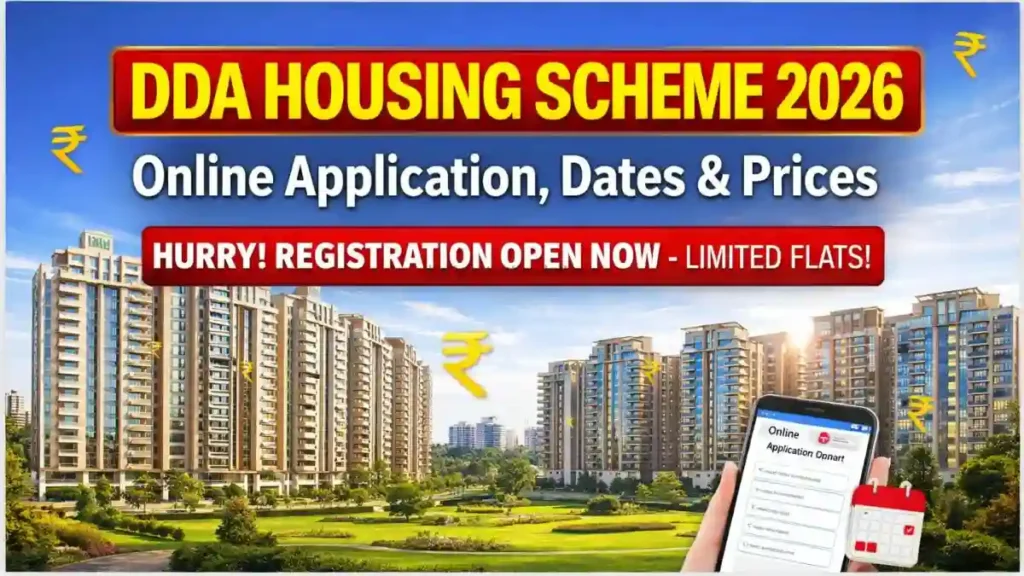 Check DDA Housing Scheme 2026 latest updates. Learn about Dwarka, Narela flat prices, online registration process, eligibility, and draw dates today.