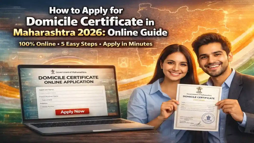 How to Apply for Domicile Certificate in Maharashtra 2026: Online Guide