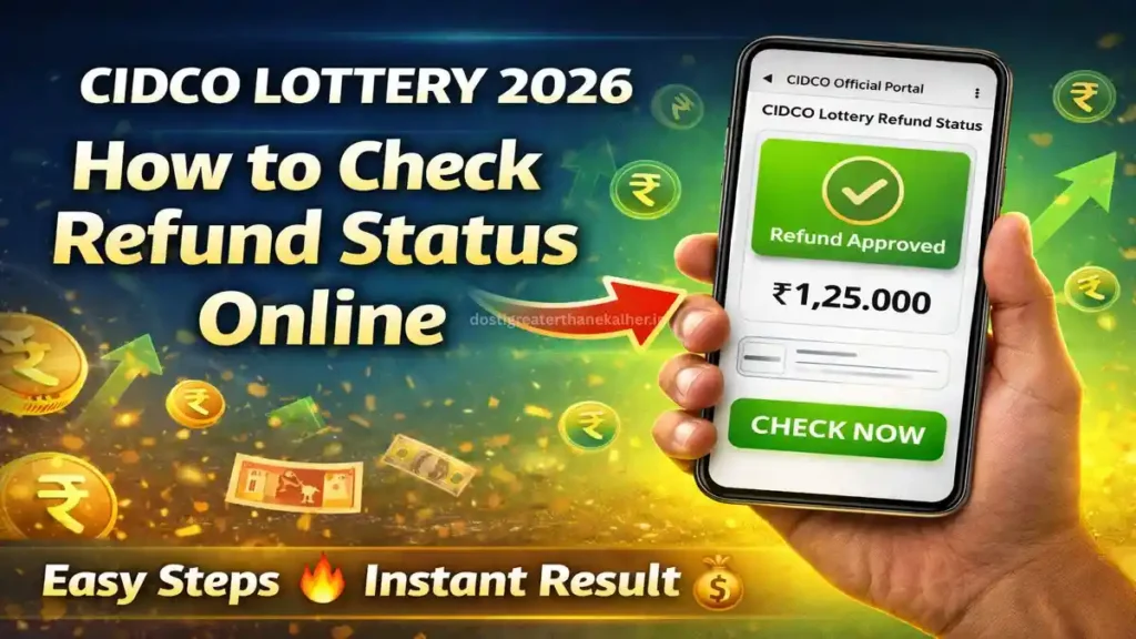 How to Check CIDCO Lottery Refund Status Online 2026: Easy Steps