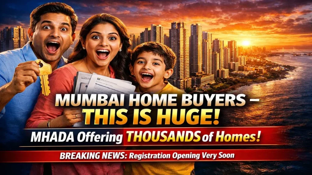 MHADA Lottery 2026 Mumbai: Your last chance to own a home in Mumbai? A lottery for 5,000 affordable homes is coming up!