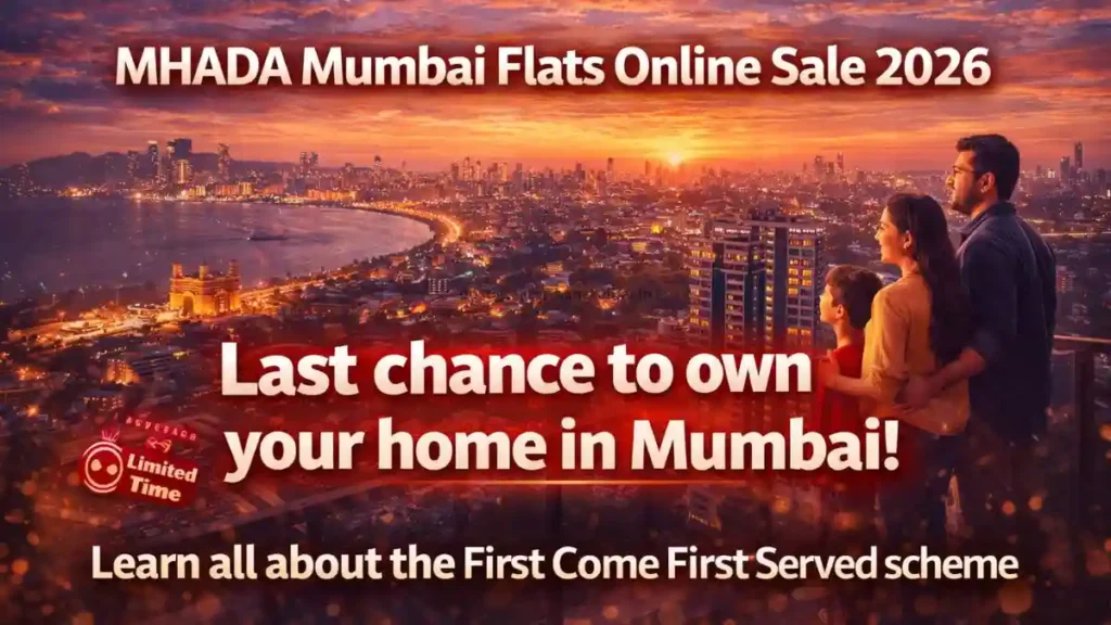 MHADA Mumbai Flats Online Sale 2026: Last chance to own your home in Mumbai! Learn all about the First Come First Served scheme