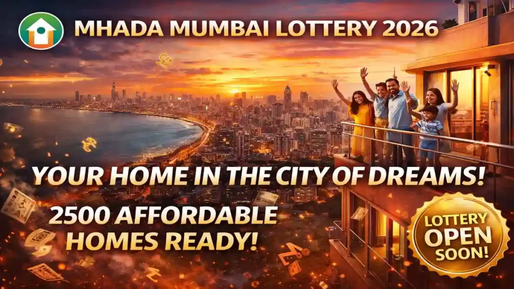 MHADA Mumbai Lottery 2026: Your Home in the City of Dreams! MHADA's Mega Plan for 2500 Affordable Homes is Ready