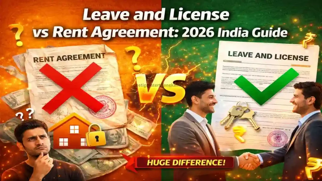 Leave and License vs Rent Agreement: 2026 India Guide