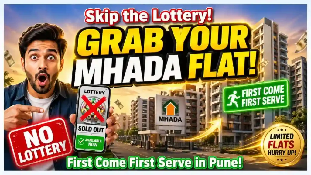 MHADA Pune Lottery 2026 FCFS: Secure Your Dream Home in Pune with MHADA's Exclusive 2026 FCFS Offer!