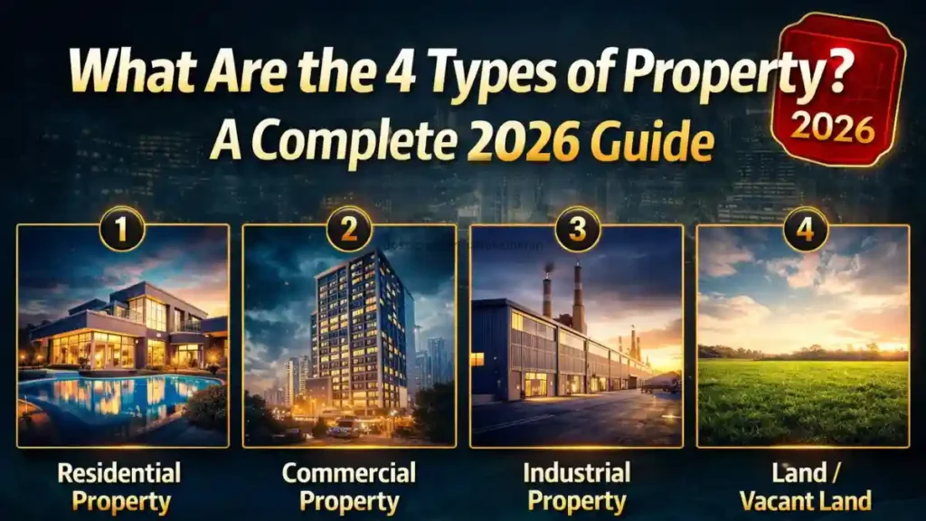 Wondering what are the 4 types of property? Discover the differences between residential, commercial, industrial, and land real estate in this guide.