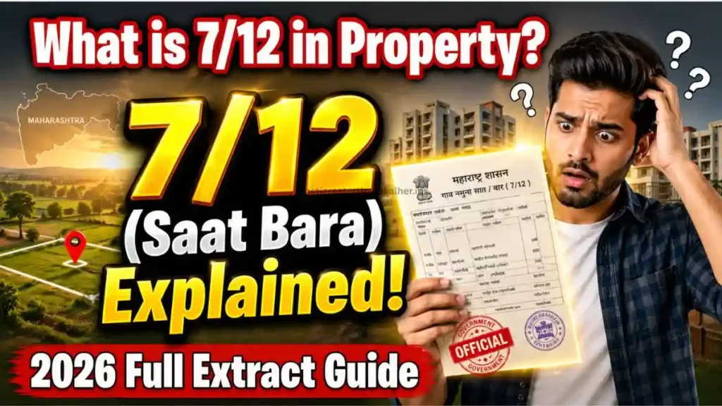 What is 7/12 in Property? 2026 Saat Bara Extract Guide