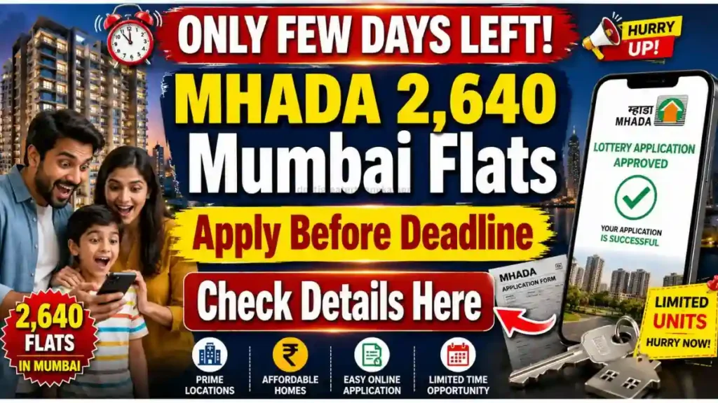 2640 MHADA Mumbai Lottery houses