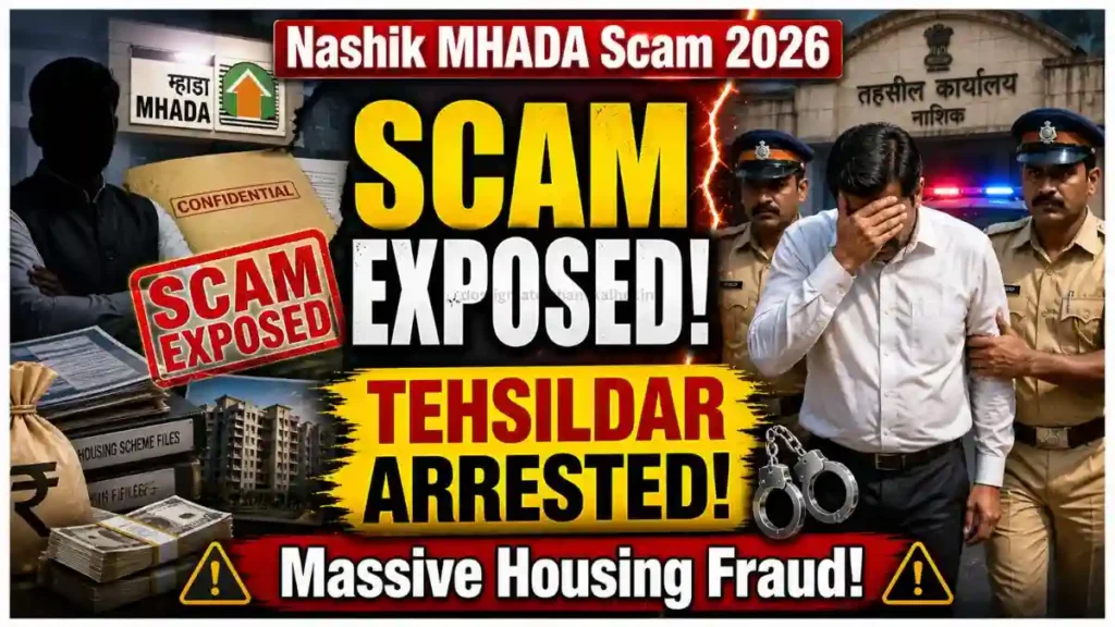 The Inside Story of the Nashik MHADA Scam 2026: How Tehsildar Nitin Patil Was Finally Caught